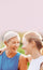 Seipel Health Women's Health Range with two women smiling in the sunlight. Perimenopause, Menopause, Incontinence, Urinary Tract Health