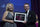 Tracey Seipel and Patrick Coll on stage at the Lord Mayor's Business Awards, accepting award for Seipel Group, winner of the Australia Pacific LNG Award for Business Innovation.